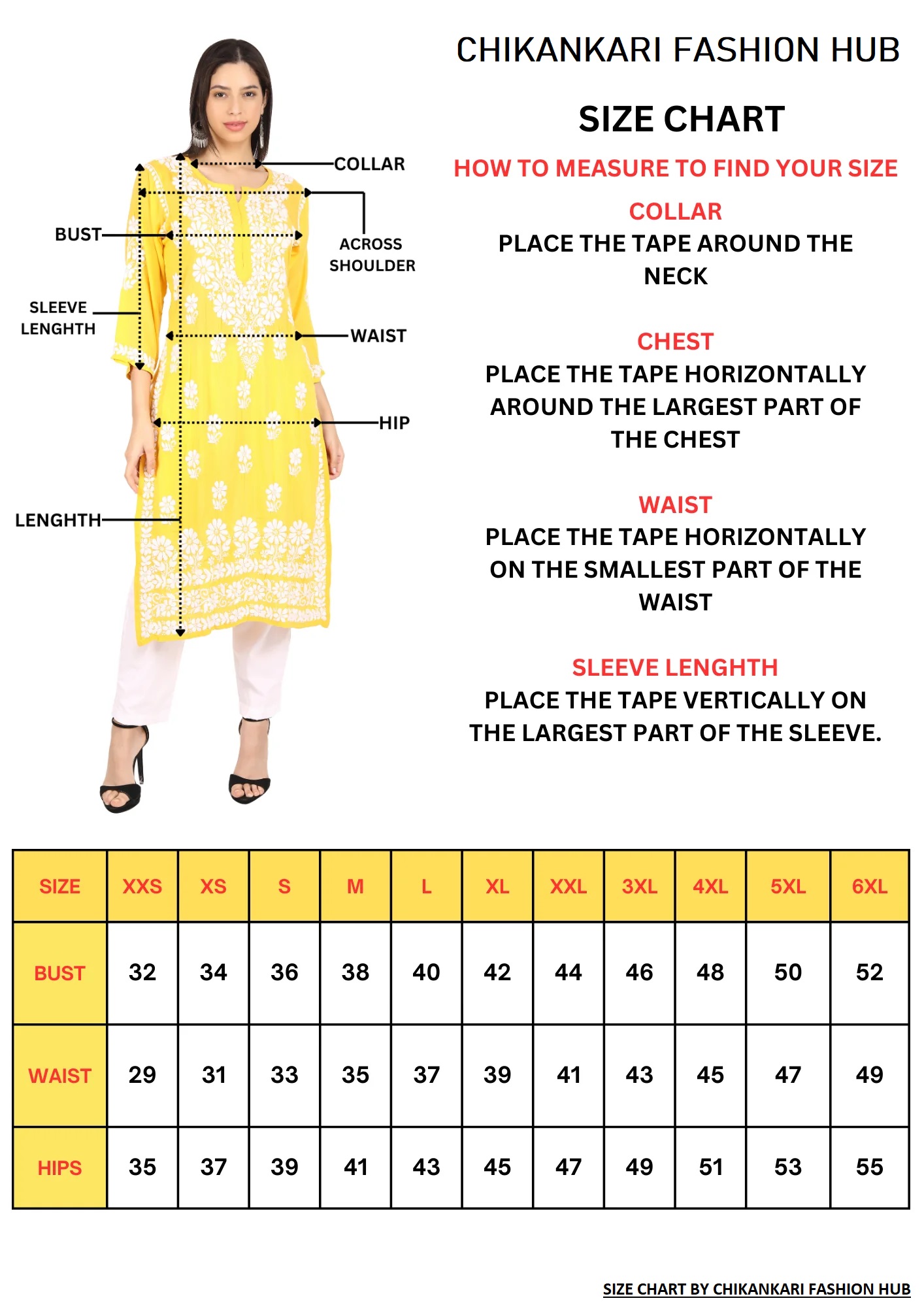 CFH SIZE_CHART