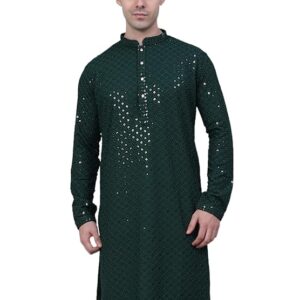 Lucknow Chikankari Men’s Black